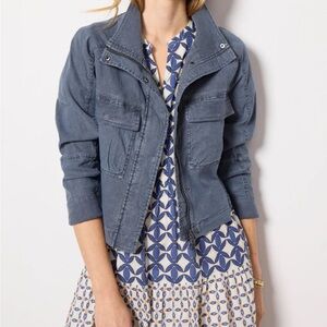 Evereve Blue Utility Jacket